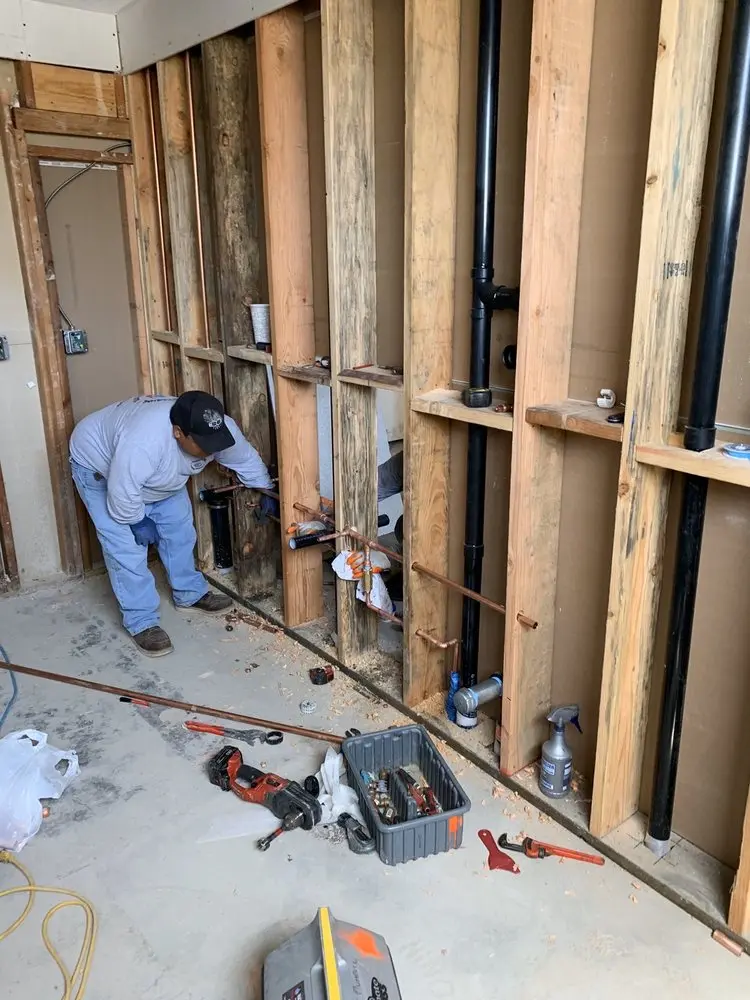 Commercial rough-in plumbing for Gas Line Repair in Brown Corner